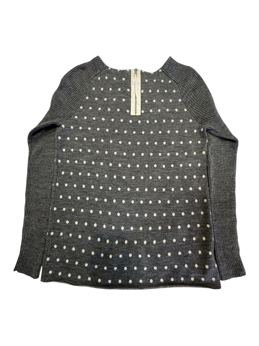 Ann Taylor Loft Polka Dot Boatneck Sweater Size S - Picture 2 of 4